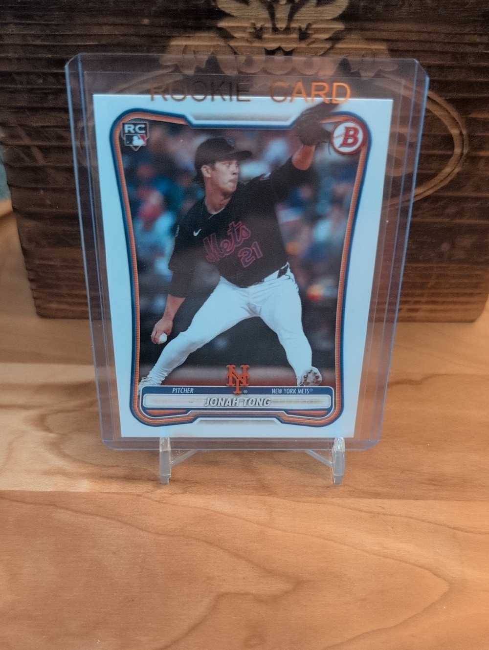 2026 Bowman Jonah Tong Rookie Card Mets